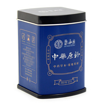 飲片馬口鐵盒_廠(chǎng)家定制粉劑鐵皮盒子